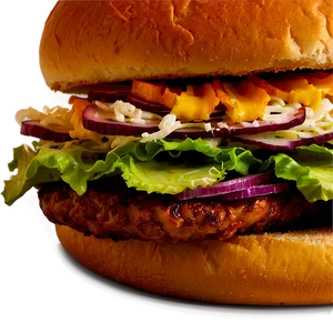 Cheeseburger With Coleslaw Png Owf PNG image