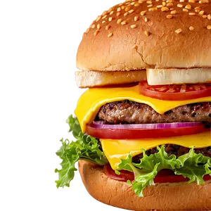 Cheeseburger With Mustard Png Tnc22 PNG image