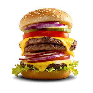 Cheeseburger With Pepper Jack Png 05242024 PNG image