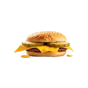 Cheeseburger With Pickles Png Dig52 PNG image
