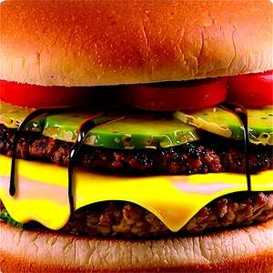 Cheeseburger With Sweet Relish Png 76 PNG image