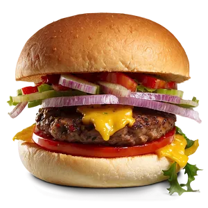 Cheeseburger With Sweet Relish Png Xif PNG image