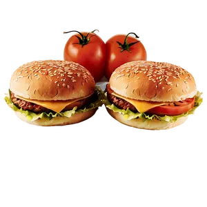Cheeseburger With Tomato Png 71 PNG image