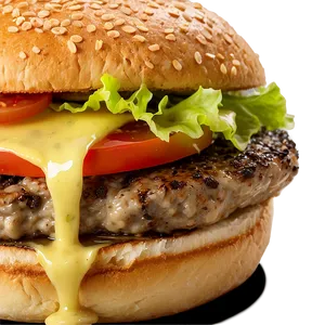 Cheeseburger With Truffle Oil Png 05242024 PNG image