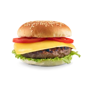 Cheeseburger With Truffle Oil Png Jff PNG image