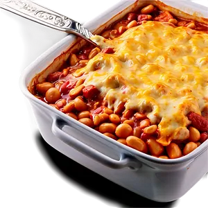 Cheesy Baked Beans Casserole Png 06272024 PNG image