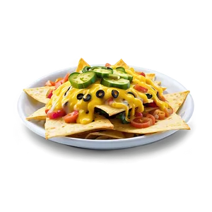 Cheesy Nachos Feast Png Jjs PNG image