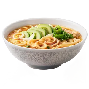 Cheesy Ramen Bowl PNG 49
