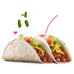 Cheesy Tacos PNG 05232024