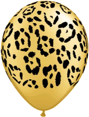 Cheetah Print Balloon PNG image