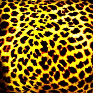 Cheetah Print Fabric Look PNG Npe