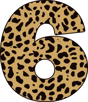 Cheetah Print Letter C PNG image