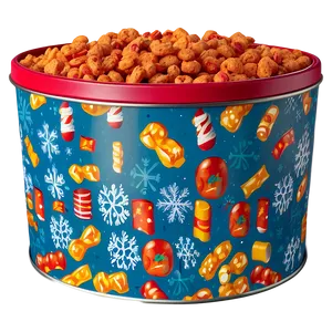 Cheetos Holiday Popcorn Tin Png 05242024 PNG image