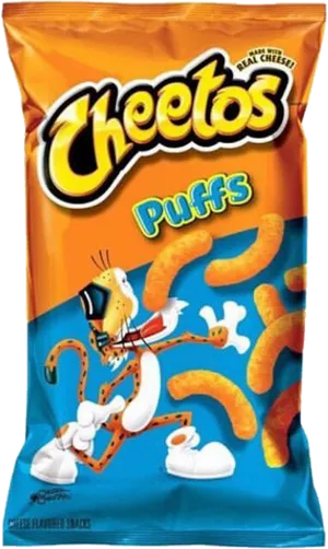 Cheetos Puffs Snack Bag PNG image