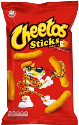 Cheetos Sticks Package Design PNG image