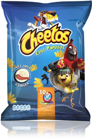 Cheetos Sweet Chili Ginger Flavor Package PNG image