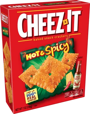 Cheez It Hotand Spicy Box PNG image