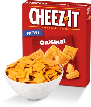 Cheez It Original Snack Crackers Box PNG image