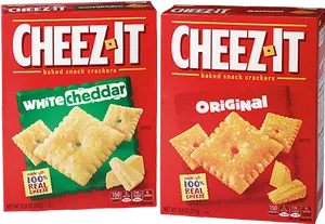 Cheez It White Cheddarand Original Boxes PNG image