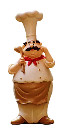 Chef_ Figurine_ Statue PNG image
