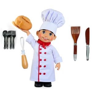 Chef Hat With Apron Png Bsk PNG image