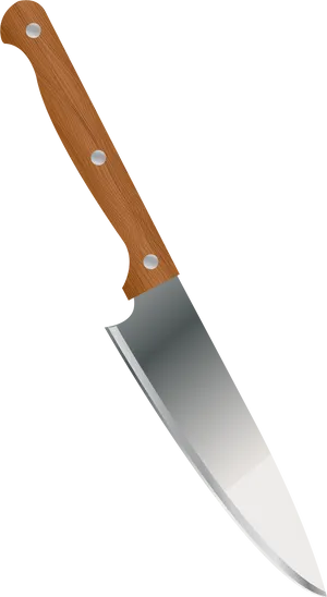 Chef Knifeon Black Background.jpg PNG image