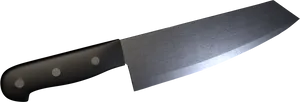 Chef Knifeon Black Background.jpg PNG image