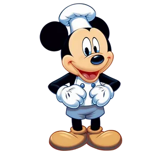 Chef Mickey Mouse Cooking Png Nvq PNG image