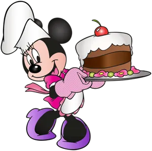 Chef Mousewith Cake