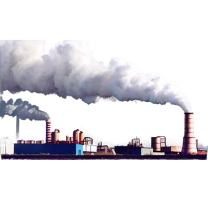 Chemical Pollution Factory Png 06212024 PNG image