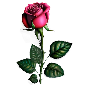 Cherished Rose Art PNG 9 PNG