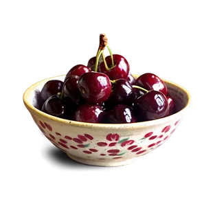 Cherries In Bowl PNG 06212024 PNG