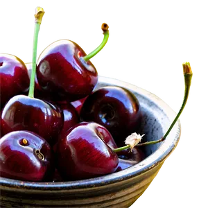 Cherries In Bowl PNG Uaf43 PNG