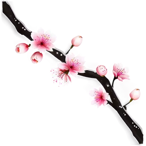 Cherry Blossom Border PNG 25