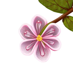 "cherry Blossom Charm: Delicate Flower PNG" C