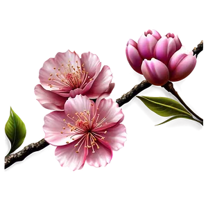 Cherry Blossom Decoration PNG 73