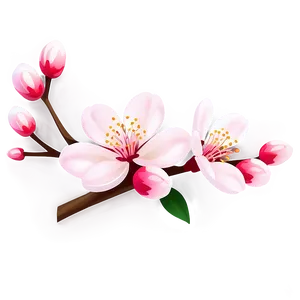 Cherry Blossom Emoji Expression PNG 05032024