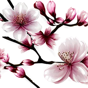 Cherry Blossom Fabric Png Ahl34 PNG image