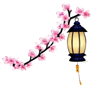 Cherry Blossom Festival Lanterns PNG 54 PNG