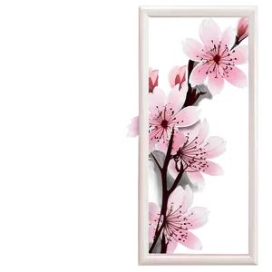 Cherry Blossom Frame Border Png Boh88 PNG image