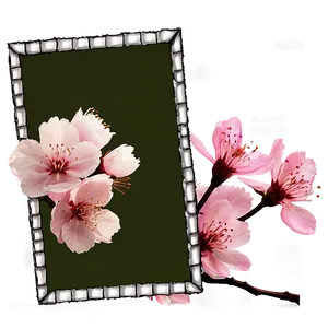 Cherry Blossom Frame Png Kgn29 PNG image