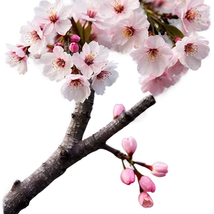 Cherry Blossom In Soft Focus Png Mxq PNG image