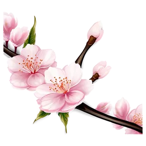 Cherry Blossom Invitation PNG Fbu44 PNG