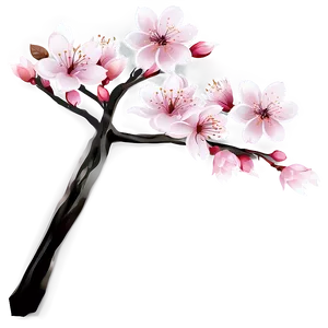 Cherry Blossom Landscape PNG 90 PNG