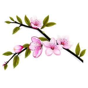 Cherry Blossom Neck Tattoo Images PNG 81 PNG