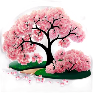 Cherry Blossom Path Png Pbl PNG image