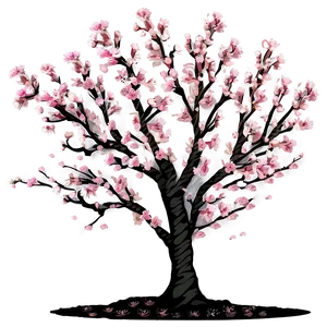 Cherry Blossom Serenity PNG Wod