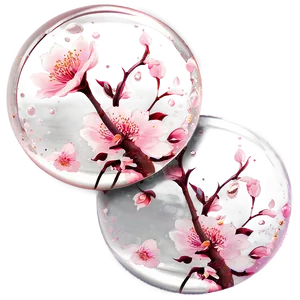 Cherry Blossom Soap Bubbles PNG 56 PNG