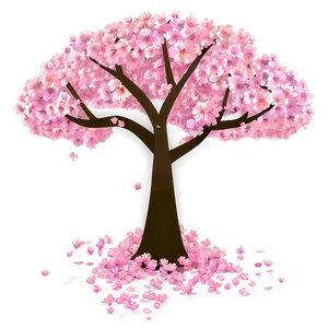 Cherry Blossom Tree Illustration Png 05032024 PNG image