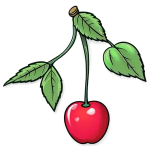 Cherry Bomb In Comic Style Png 81 PNG image